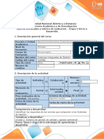 Guía de actividades y rúbrica de evaluación-Etapa 2 Inicio y Desarrollo