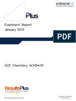 Examinerreport Unit4 (6CH04) January2010