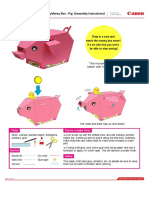 Moving Money Box: Pig (Assembly Instructions) : The Movements Work Better With Heavier Coins