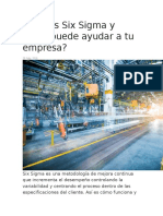 Qué es Six Sigma y cómo puede ayudar a tu empresa