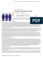 Gender Neutrality and Legal Complexities in India - Legal News _ Law News & Articles - Free Legal Helpline - Legal Tips _ Legal India