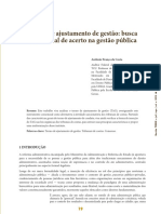 Termo de Ajustamento de Gestão: Busca Consensual de Acerto Na Gestão Pública