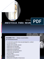 Anestesia en Neurocirugia