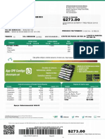 Leon Cordova Clodomiro: Total $273.80