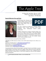 The Apple Tree: Board of Directors News and Notes