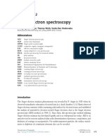 Auger Electron Spectroscopy: Abbreviations