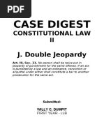 CASE DIGEST - Double Jeopardy