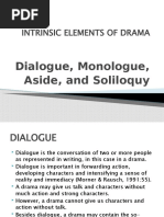 Differences Between Aside, Soliloquy, Monologue | PDF