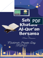 Proposal Sehari Khatam Al-Qur'an Dan Buka