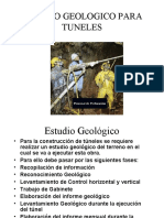 Estudio Geologico para Tuneles