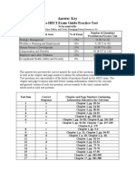 For The HRCI Exam Guide Practice Test: Answer Key