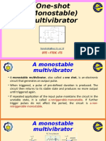 Oneshot Multivibrator - R Analog HK