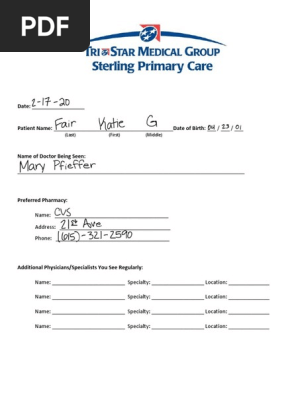 SterlingPrimaryCare-MedicalHistory-fillable