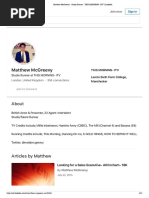 Matthew McGreevy Linked in Profile