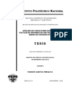 AnÃ¡lisis de Variaciones Rã¡pidas de Voltaje en Sistemas de Sub-Transmisiã N y Redes de Distribuciã N