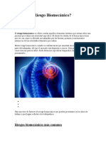 Qué es el Riesgo Biomecánico