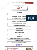 Plan Estregico Del Curso de Planeamiento Estretegico