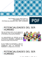 Factores Que Afectan El Desarrollo de Las Potencialidades