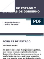 FORMAS DE ESTADO Y SISTEMAS DE Gobierno