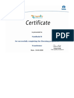 Certificate - Nandhalal B PDF