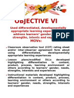 Objective V