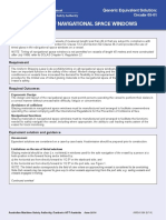 Tinting of Navigational Space Windows: Generic Equivalent Solution