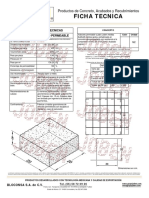 Adocreto Permeable 8X20X20 Gris