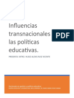influencias transnacionales en políticas educativas