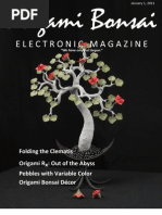 Download Origami Bonsai Electronic Magazine Vol 3 Iss 1 by Benjamin John Coleman SN45804434 doc pdf