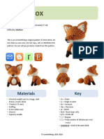 Sitting Fox: Materials Key