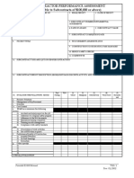 7010 - Subcontractor Performance Assessment Form