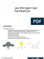 Senyawa Nitrogen Dan Manfaatnya