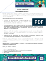 Fase de Planeacion Evidencia - 5 - Manual - Procesos - y - Procedimientos - Logisticos