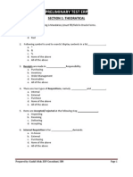 Oracle Apps SCM Basics Test