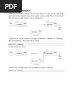 Insertion Operation: Newnode - Next Rightnode