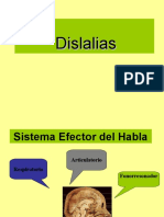 5 - DISLALIAS - Resumen Breve