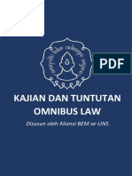 (NEW) Kajian Dan Tuntutan Omnibus Law