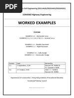 Worked Examples On Highway Engineering Version 2018 PDF