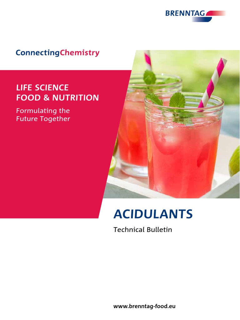 Food Acidulants: Key Ingredients Guide | PDF | Taste | Foods
