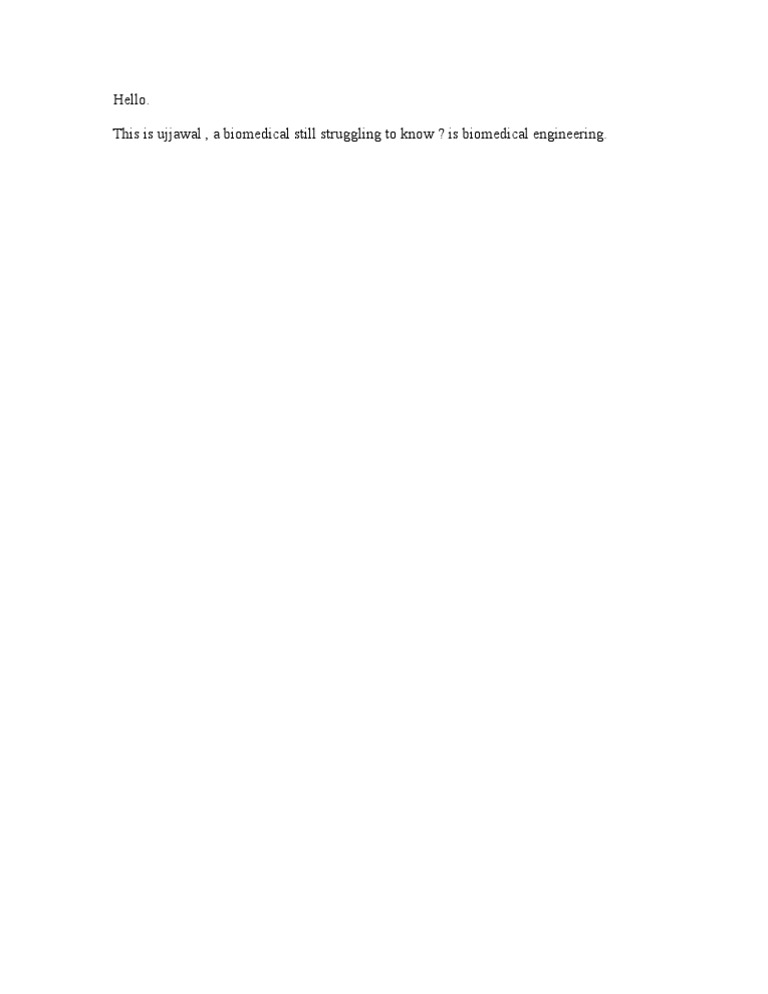 Hello | PDF | Science | Biotechnology