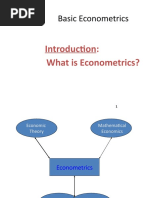 Lecture 1 On Econometrics