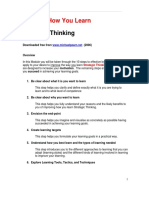 Learning Strategic Thinking PDF