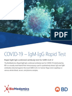 Rapid Igm-Igg Combined Antibody Test For Sars-Cov-2