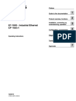 Simatic Net S7-1500 - Industrial Ethernet CP 1543-1