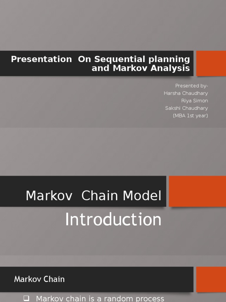 Markov Analysis and Sequential Planning | PDF | Markov Chain | Brand