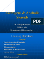 Androgens & Anabolic Steroids: Dr. Indrajit Banerjee MBBS, MD Department of Pharmacology