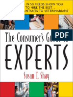 Consumers Guide To The Experts