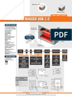 Standard & Rugged Usb 2.0: Usb-B, Usbr-B Series