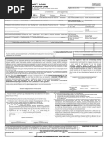 Calamity Loan Application Form: Filipino Filipino