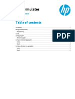 HP Network Simulator: Lab 2 - Port and Link Management